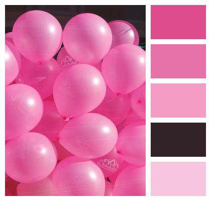 Happy Birthday Pink Balloons Image